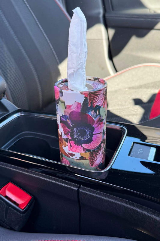 Tissue Cylinder 3 Pack - Flowers and Crosses