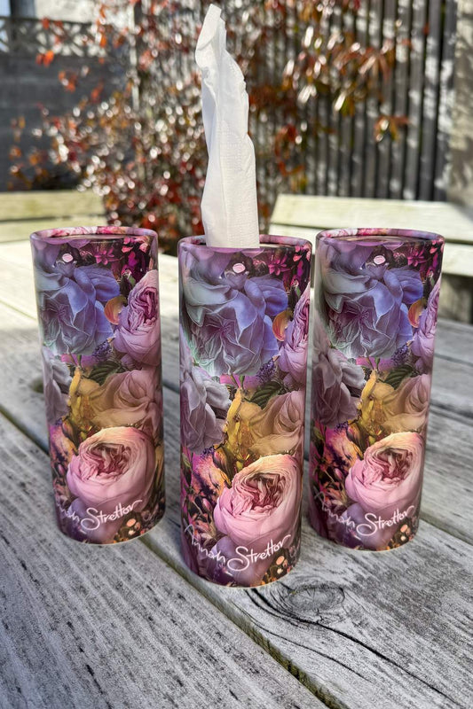 Tissue Cylinder 3 Pack - Graffiti Peony