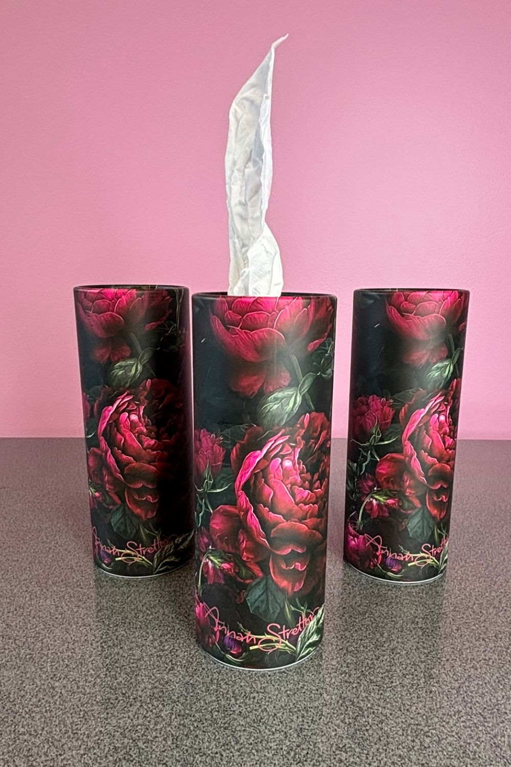 Tissue Cylinder 3 Pack - Not Too Red