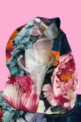 Quick-Dry Cotton Poncho with Hood and Pocket