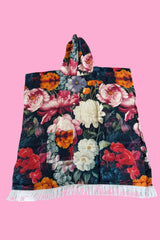 Annah Stretton Hooded Towel Poncho – Midnight Waltz