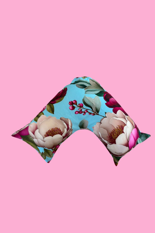 Cotton - Tri Pillow Case - Crimson Whisper