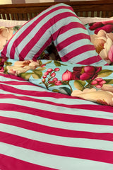 Cotton - Tri Pillow Case - Crimson Whisper