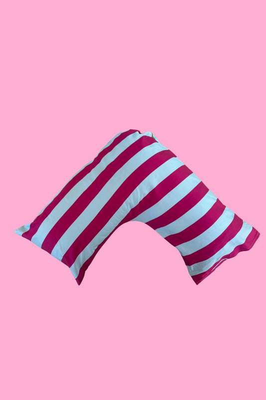 Cotton - Tri Pillow Case - Crimson Whisper