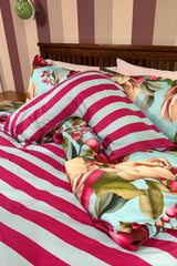 Cotton - Tri Pillow Case - Crimson Whisper