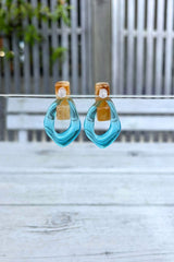 Twiggy Hoops - Blue
