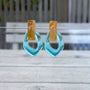 Twiggy Hoops - Blue