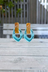 Twiggy Hoops - Blue