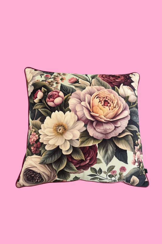 AS Floral Velvet Cushion - Petal Play