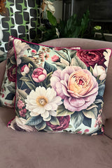 AS Floral Velvet Cushion - Petal Play
