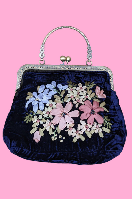 Veronica Evening Velvet Purse - Annah Stretton