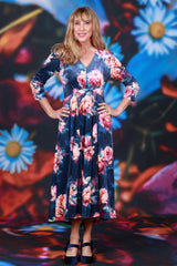 Veronica Jude Dress Static Florals Annah Stretton