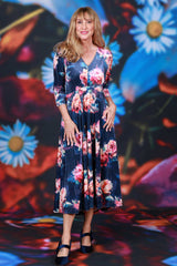 Womens winter velvet dress Annah Stretton