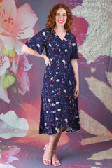 Veronica Town Dress - Cottage Floral