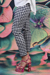 Vita Pants - Navy Check