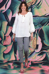 Vita Pants - Navy Check