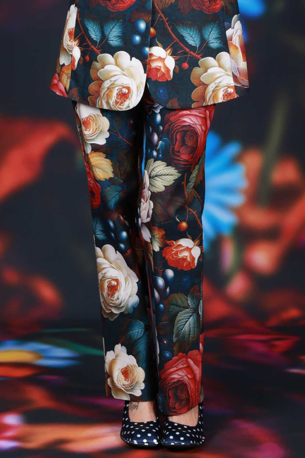 Vita Straight Leg Pants Fruitful Rose Annah Stretton