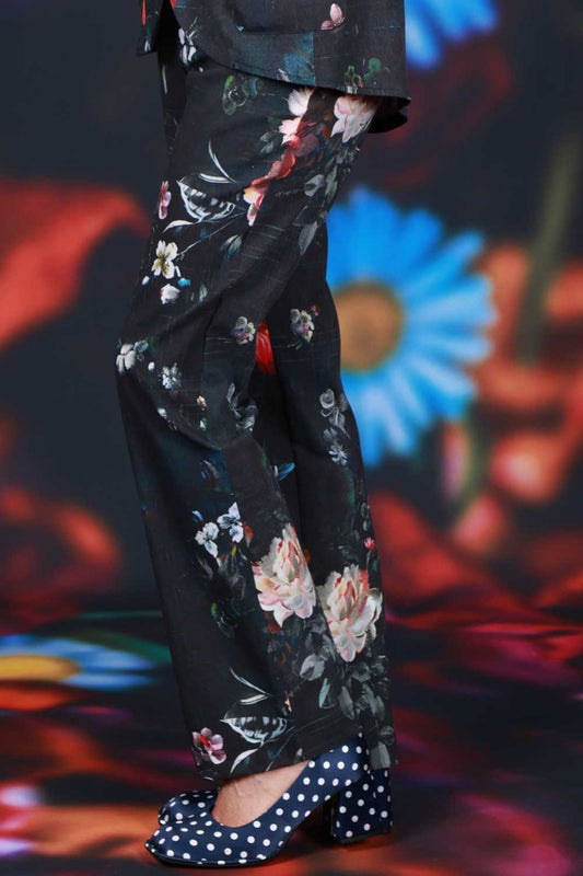 Vita Straight Leg Pants - Midnight Aviary