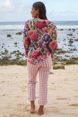Vita Vibe Cleo Pants - Pink Check