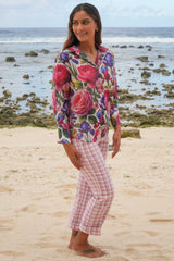 Vita Vibe Cleo Pants - Pink Check
