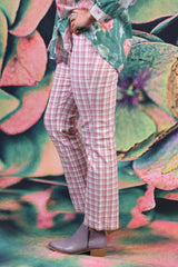 Vita Vibe Cleo Pants - Pink Check