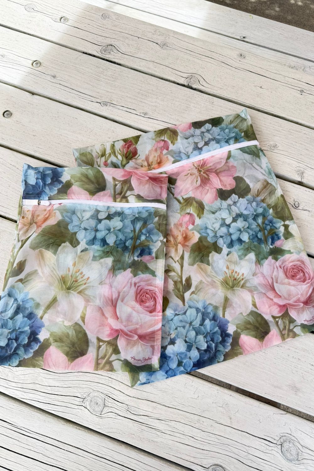 Designer Floral Wash Bag by Annah Stretton