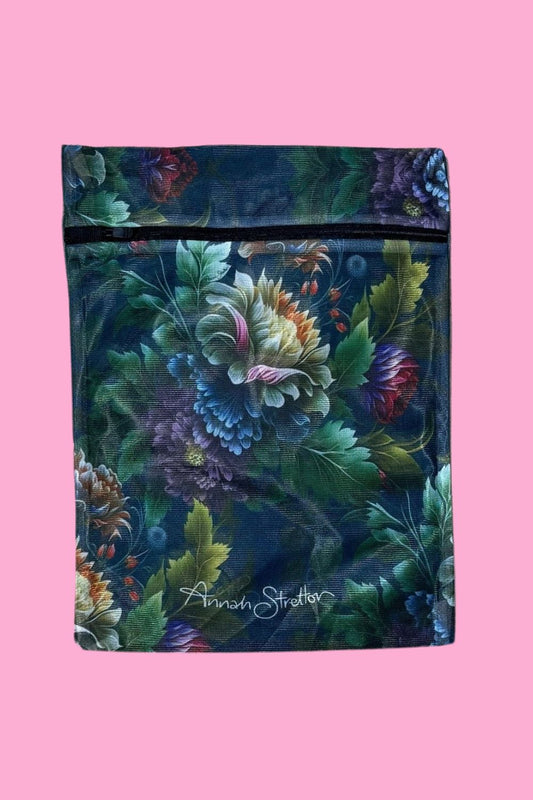 Teal Paradise Garden Wash Bag