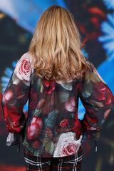 Windsor Blouse - Winter Rose