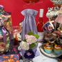 AS Wine Gift Bag - Mauve Floral