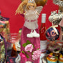 AS Wine Gift Bag - Pink Floral With Pink Francie Angel