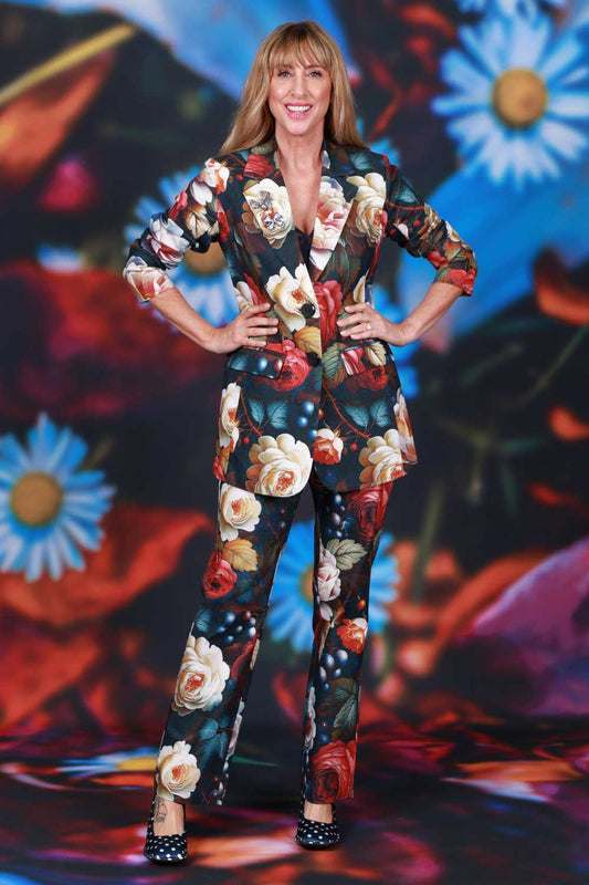 Straight leg womens pants NZ designer