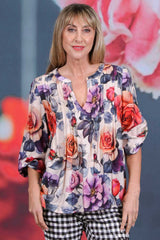 Zola Blouse - Rosewater