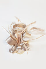 Ribbons in the Sky Fascinator - Gold