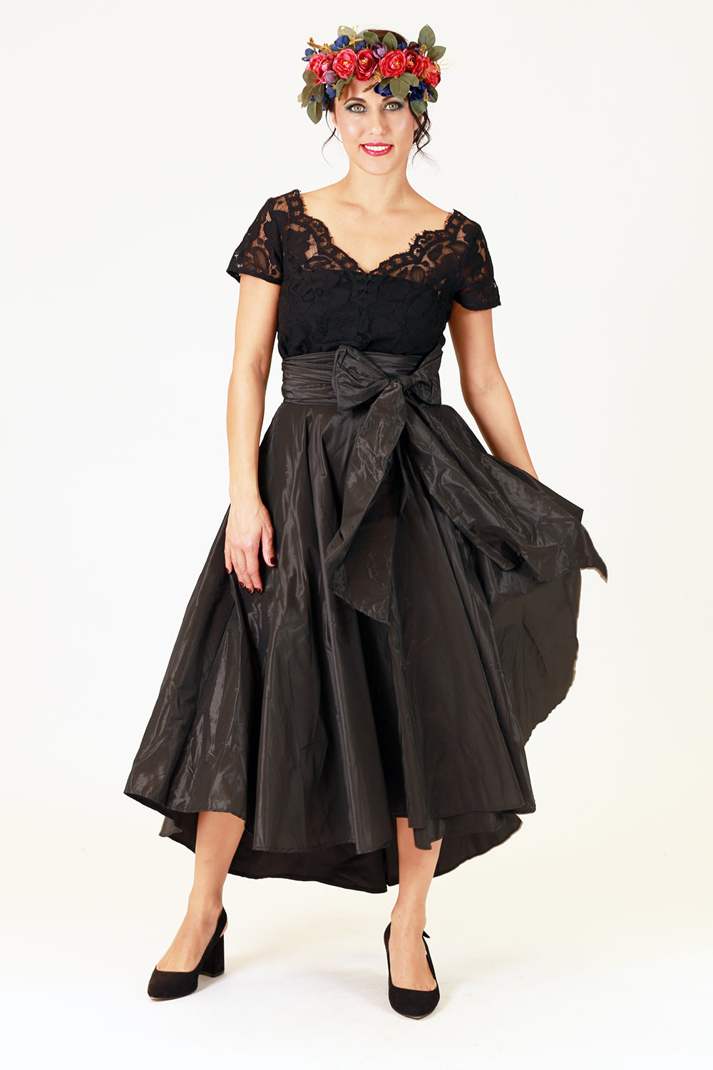 Poppy Posey Top - Black - LAST ONES