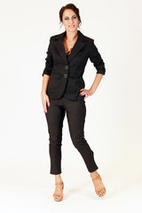 dangerous liason black blazer style statement jacket