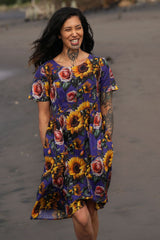 Saski Glory Dress - Sunflowers
