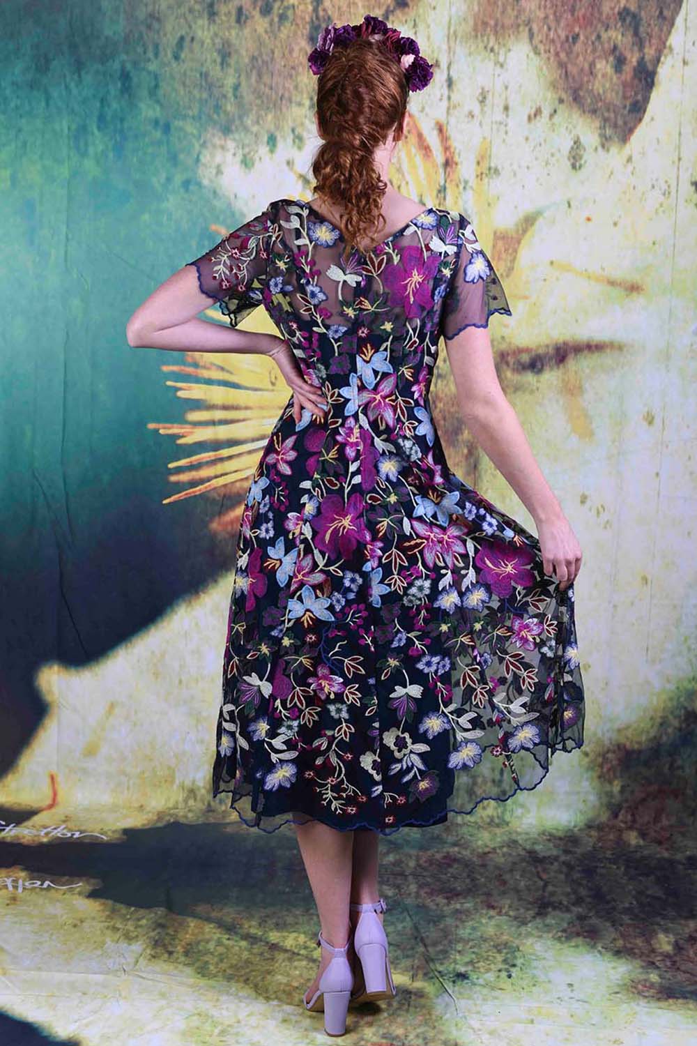 Back of the Annah Stretton Allure Angel dress