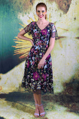 Model wearing the Annah Stretton Allure Angel dress