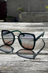 Glitter Bomb Sunglasses - Green