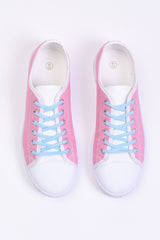 Candy Pink Canvas Shoe - SALE