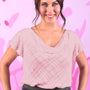 Bijou Top - Dusky Pink