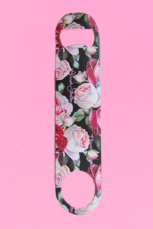 Annah stretton bottle opener in peony floral print