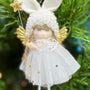 AS Xmas Bunny Angel - White