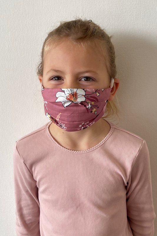 Girls Basic Reusable Cotton Face Mask (GIRLS) - Pack of 3