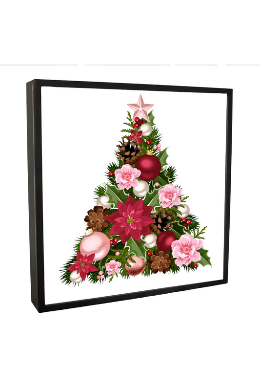 Christmas tree lightbox by Annah Stretton