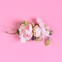Cottage Rose Hair Clip
