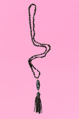 The Crystal Glam necklace in bronze by Annah Stretton