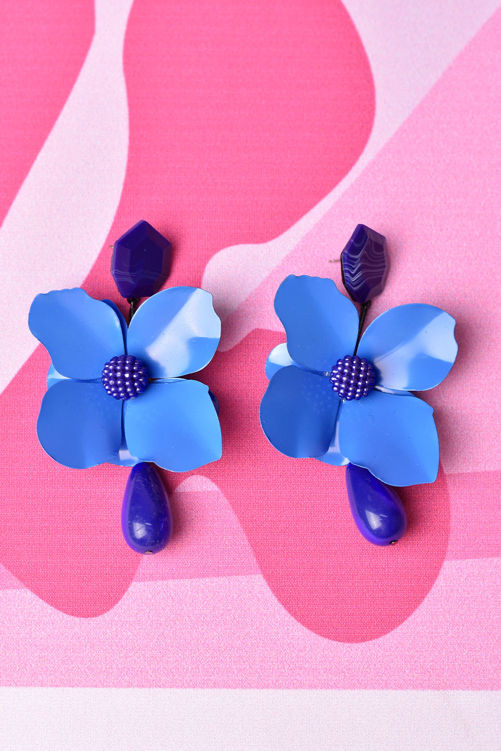Daisy may earrings in blue by annah stretton