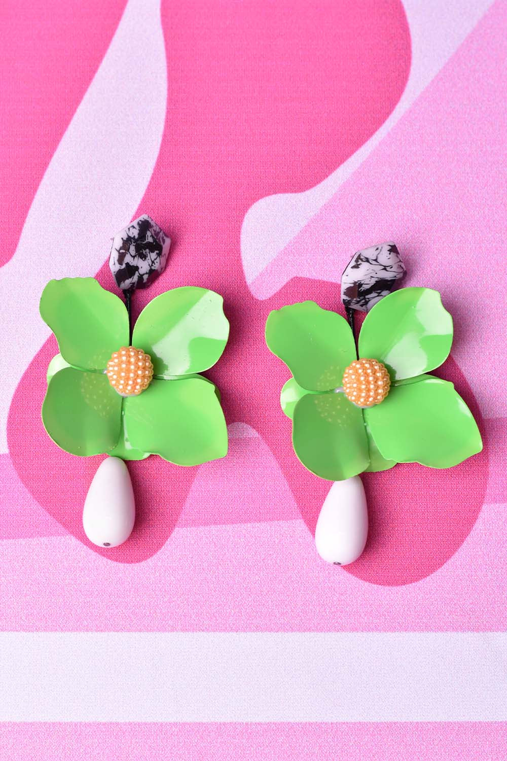 Daisy may earrings in green by annah stretton