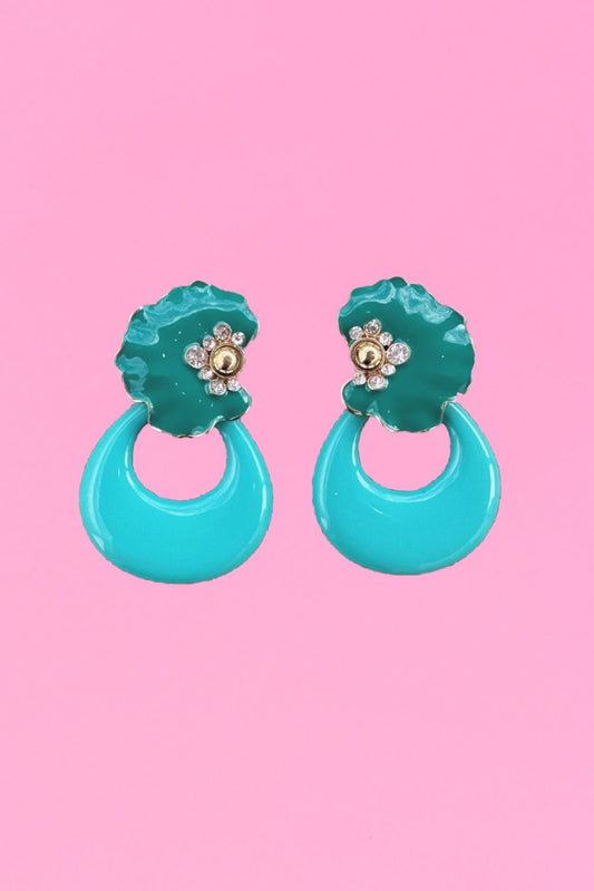 Annah Stretton turquoise daphne earrings